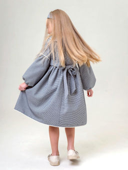 ДЛ 26-3 платье для девочки Мира серый