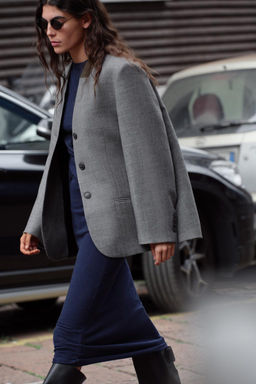 ZW COLLECTION 100% WOOL BLAZER - Zara фото 4