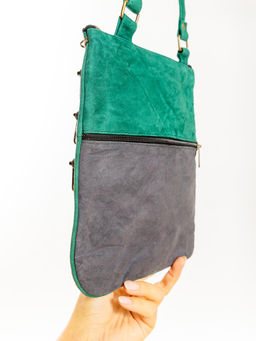 Сумка замшевая в ассортименте через плечо1107/45 - Ганг фото 3