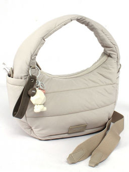 Сумка женская текстиль+брелок д/ключей DJ-СМ 7477-MOONSTRUCK, 1отд, плечевой ремень, серый SALE 265272