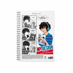 Цена за 4 шт. Альбом для эскизов с пластиковой обложкой на спирали ErichKrause MyDesign, А5, 40 листов