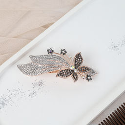 Заколка-автомат Бабочка / N3258-11 /уп 12/ - ГалеонТрейд фото 2