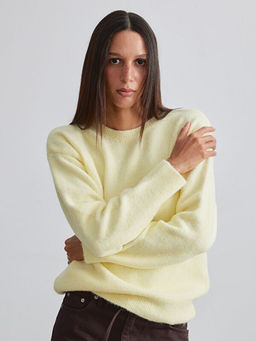 Bisiklet Yaka Kad?n Triko Kazak