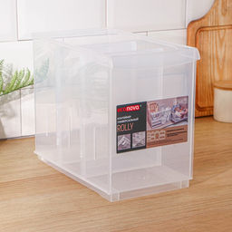 Контейнер для хранения без крышки ROLLY, 10.6 л, 16.8×30.5×24.2 см, прозрачный