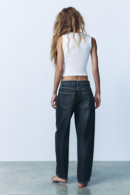 TRF BALLOON MID-RISE JEANS - Zara фото 5