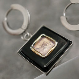 Серьги из муранского стекла MATRIX