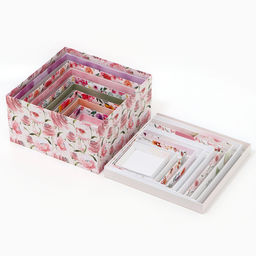 Набор коробок 10 в 1, упаковка подарочная, «Цветы», 10 х 10 х 6‒28 х 28 х 15 см