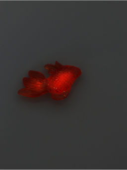 Цена за 10 шт. Подвеска для творчества акрил «Рыбка», светится в темноте, 3.5×2.2×1 см, МИКС