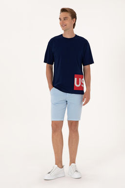 Erkek Comfort Fit Bisiklet Yaka Lacivert Ti__rt - U.s. polo assn фото 4