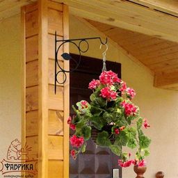 Кронштейн для цветов 52-025 - Фабрика интерьерной ковки фото 2