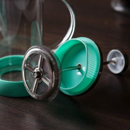 Чайник заварочный френч - пресс Келли, 350 мл, стекло, цвет зелёный - Simaland фото 2