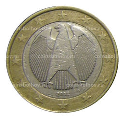 Монета 1 евро 2002 года G Германия