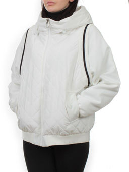 919 WHITE Куртка демисезонная женская (100 гр. синтепон) - Fashion фото 5