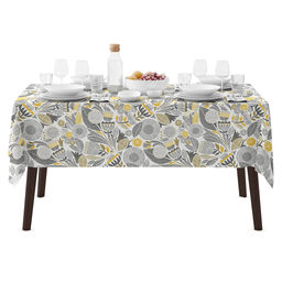 Скатерть 200х145см Марракеш, длина стола до 160см, на 6-8 персон, рогожка, хлопок 171г/м2, упаковка классическая 28х41см, Домашняя мода (Россия)