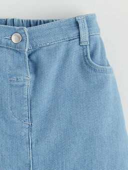 Beli Ayarlanabilir Lastikli K?z ?ocuk Jean Etek