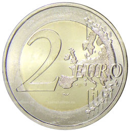 2 евро 2010 года J Германия Городская ратуша и Роланд, Бремен