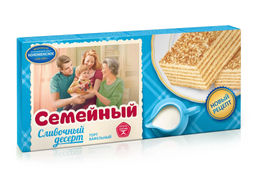 Семейный" Сливочный десерт 230 гр/Коломна/534/