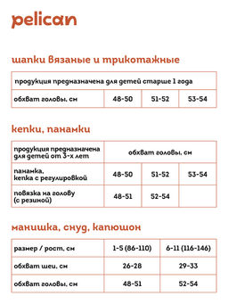 UKQX3245 Шапка детская - Pelican фото 3