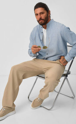 Брюки F511-0855-1 d.beige