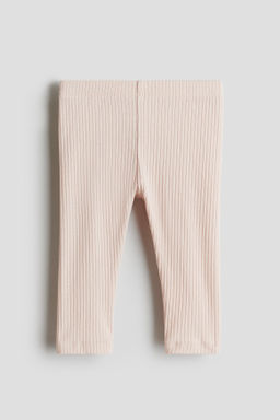 Leggings de algod?n acanalado