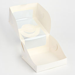 Цена за 5 шт. Коробка под бенто-торт с окном «Для тебя», 14 х 14 х 8 см