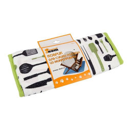 Цена за 2 шт. Коврик для сушки посуды из микрофибры MDM-01, размер: 40*25 см 310253