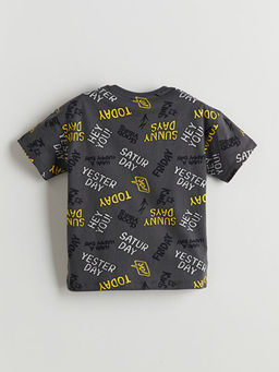 Bisiklet Yaka Erkek ?ocuk ?ortlu Pijama Tak?m?