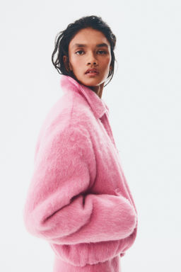 Chaqueta bomber en mezcla de lana - H&m фото 2