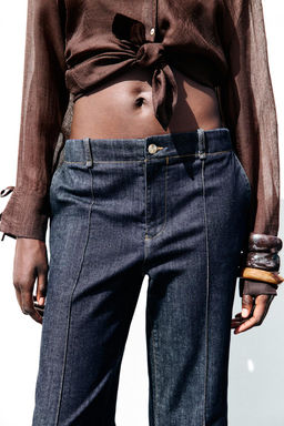 BOOTCUT PINTUCK TROUSERS - Zara фото 10