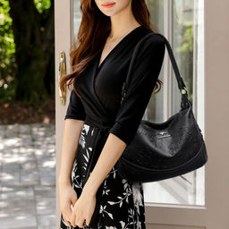 KAIDIFEINIROO Сумка женская с двумя ремнями 8282 фото 16