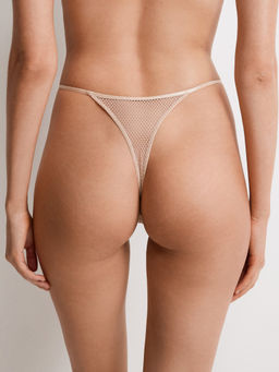 Infinity / Трусы стринг жен Katia бежевый - Infinity Lingerie фото 4