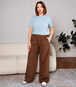 Брюки #ОКТ165005, коричневый