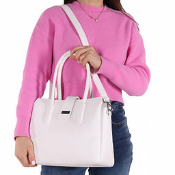 Сумка 593346 white Velina Fabbiana-Safenta