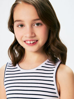 ACOOLA / Блузка-топ детская для девочек Zakat полоска  фото 3