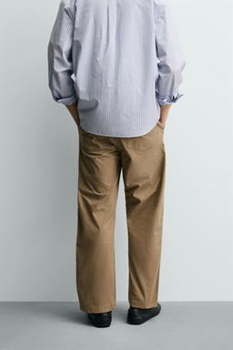 FADED STRAIGHT-LEG TROUSERS - Zara фото 3