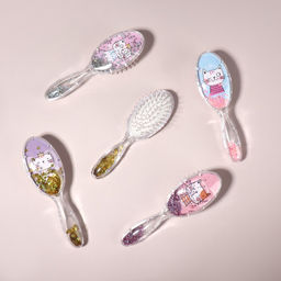 Расчёска- шейкер «Кошечки», 5.3×18.3 (±1) см, МИКС