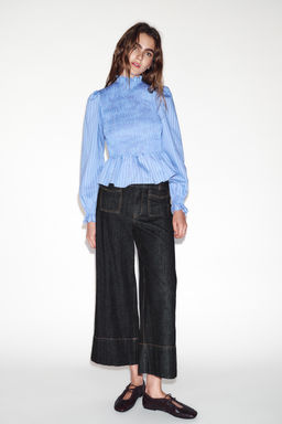 Z1975 CULOTTES DENIM TROUSERS