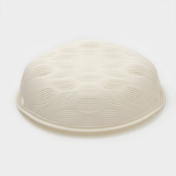 Фруктовница Доляна Sirenna, пластик, 20×22.5×5 см, белое