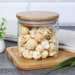 Банка для сыпучих бамбуковая крышка d-85/080 мм 300 мл /GT-35-120/уп100/ - ГалеонТрейд фото 4