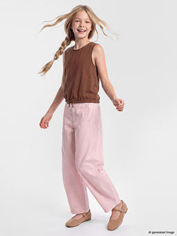 Barrel Fit K?z ?ocuk Jean Pantolon