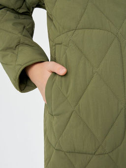 ACOOLA / Пальто детское для девочек Gallo хаки  фото 3