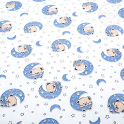 Простыня на резинке Мишка на луне 60*120*10/1 шт. - 60*120*10 Трикотаж - Артпостель фото 2