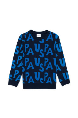 _ocuk Lacivert Bisiklet Yaka Sweatshirt