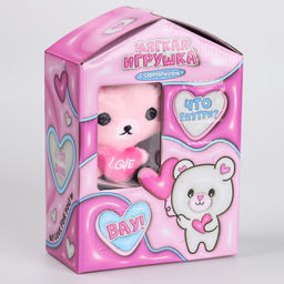 Цена за 3 шт. Мягкая игрушка-адвент Мишка - Milo toys фото 2