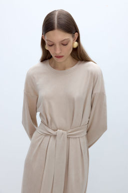 Платье Pirs 5672 светло-бежевый  фото 6