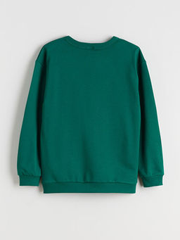 Bisiklet Yaka Erkek ?ocuk Sweatshirt