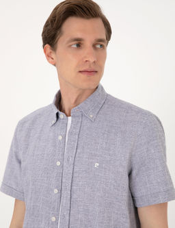 Lacivert Regular Fit K_sa Kollu G_mlek - Pierre cardin фото 2