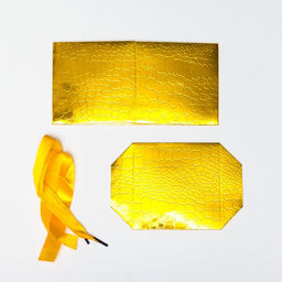 Цена за 12 шт. Коробка Самосборная золото 10х10х10 см - Simaland фото 5