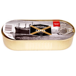 Сайра копченая в масле 210г ж/б, ДОБРОФЛОТ, , шт