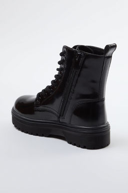 Trendyol Shoes Siyah Fermuarl? ve Bagc?kl? Buyuk K?z Cocuk Kids Postal Bot TAKAW25BO00040 - Trendyolmilla фото 4